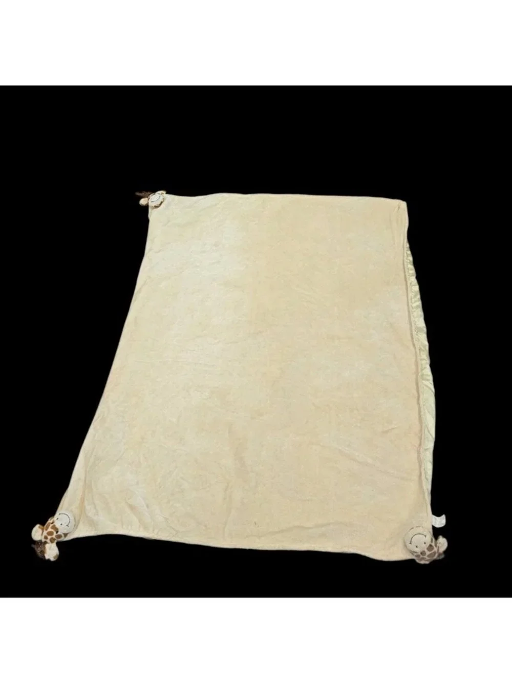 Stephan Baby Blanket Lovey Yellow Satin Giraffe 2007 28